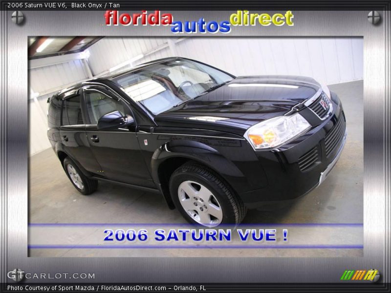 Black Onyx / Tan 2006 Saturn VUE V6