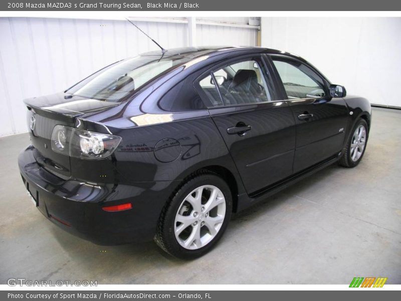 Black Mica / Black 2008 Mazda MAZDA3 s Grand Touring Sedan