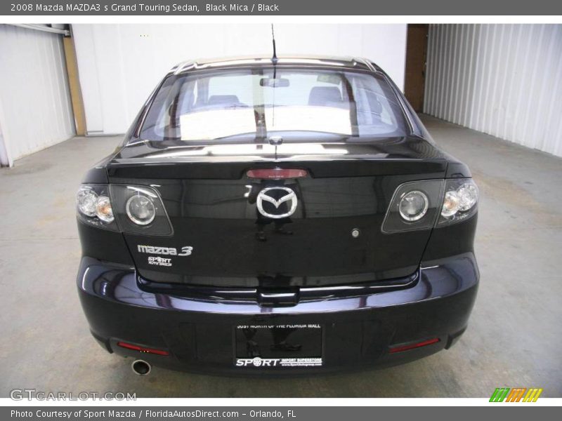 Black Mica / Black 2008 Mazda MAZDA3 s Grand Touring Sedan