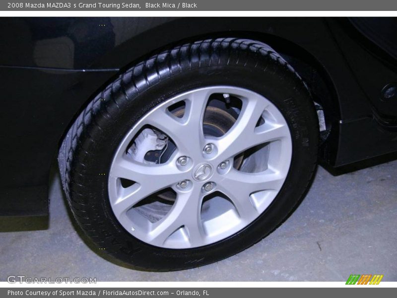 Black Mica / Black 2008 Mazda MAZDA3 s Grand Touring Sedan