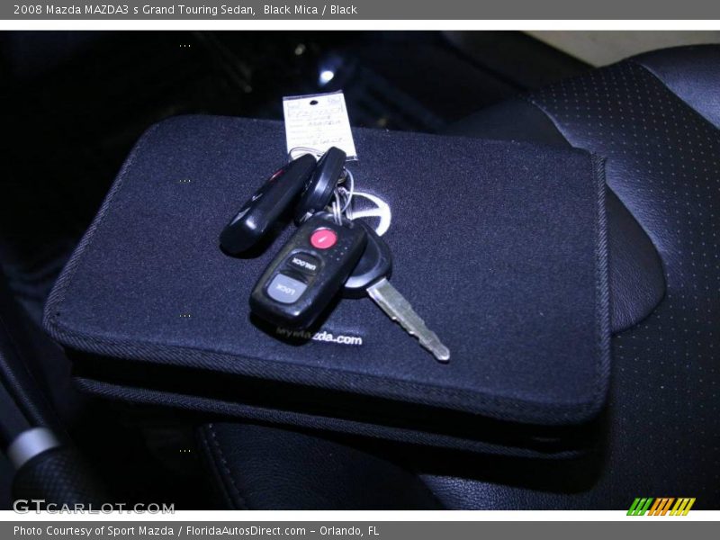 Black Mica / Black 2008 Mazda MAZDA3 s Grand Touring Sedan