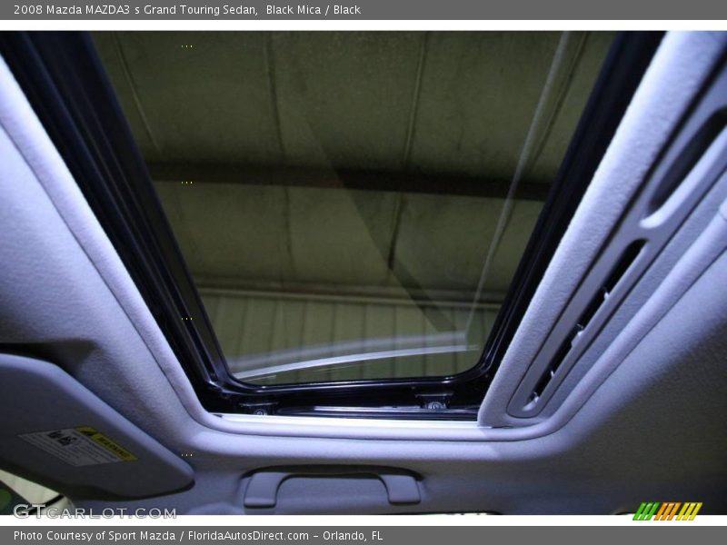 Black Mica / Black 2008 Mazda MAZDA3 s Grand Touring Sedan