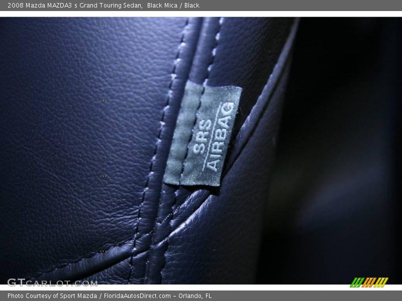 Black Mica / Black 2008 Mazda MAZDA3 s Grand Touring Sedan