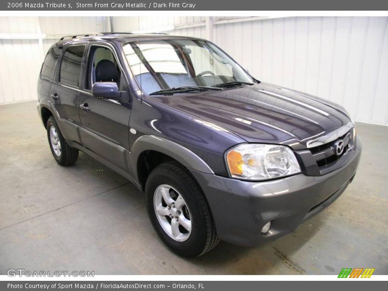 Storm Front Gray Metallic / Dark Flint Gray 2006 Mazda Tribute s