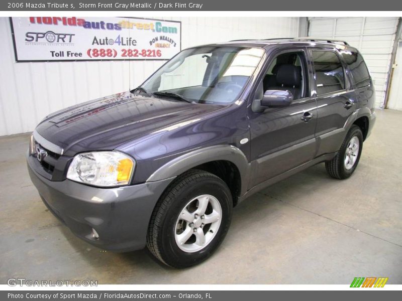 Storm Front Gray Metallic / Dark Flint Gray 2006 Mazda Tribute s