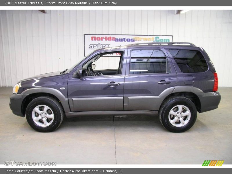 Storm Front Gray Metallic / Dark Flint Gray 2006 Mazda Tribute s