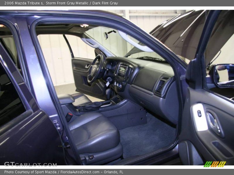 Storm Front Gray Metallic / Dark Flint Gray 2006 Mazda Tribute s
