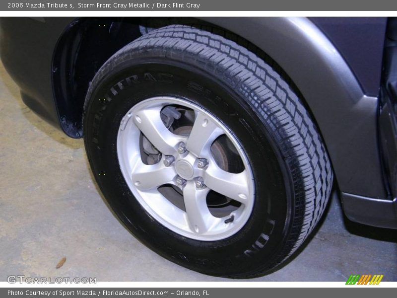 Storm Front Gray Metallic / Dark Flint Gray 2006 Mazda Tribute s
