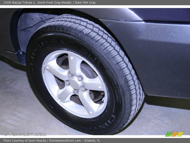 Storm Front Gray Metallic / Dark Flint Gray 2006 Mazda Tribute s