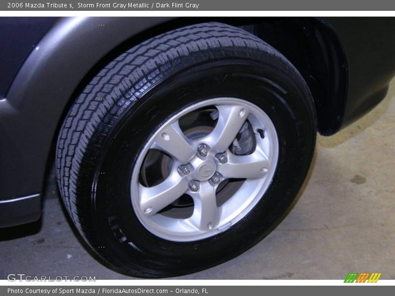 Storm Front Gray Metallic / Dark Flint Gray 2006 Mazda Tribute s