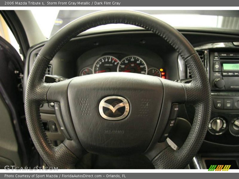 Storm Front Gray Metallic / Dark Flint Gray 2006 Mazda Tribute s