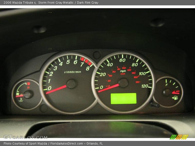 Storm Front Gray Metallic / Dark Flint Gray 2006 Mazda Tribute s