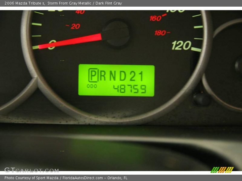 Storm Front Gray Metallic / Dark Flint Gray 2006 Mazda Tribute s