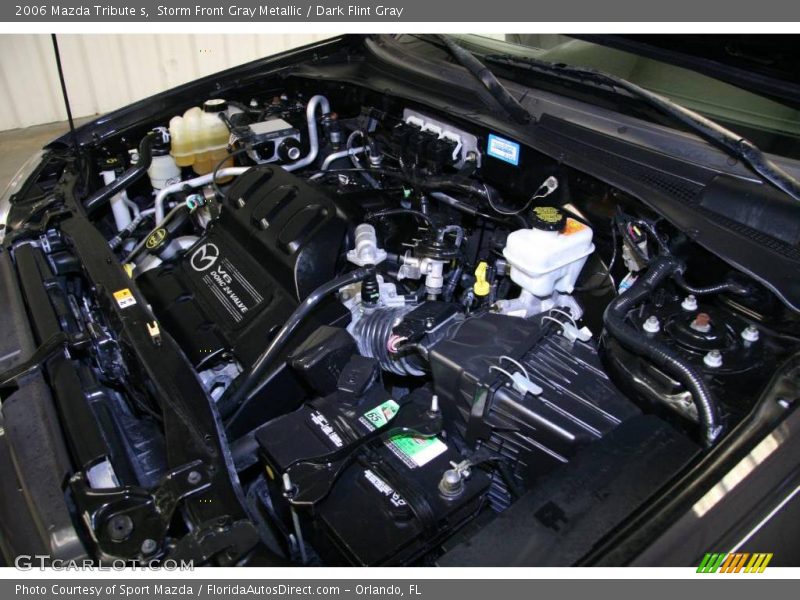 Storm Front Gray Metallic / Dark Flint Gray 2006 Mazda Tribute s
