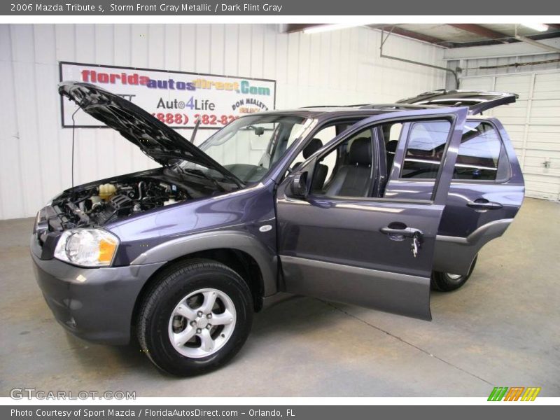 Storm Front Gray Metallic / Dark Flint Gray 2006 Mazda Tribute s