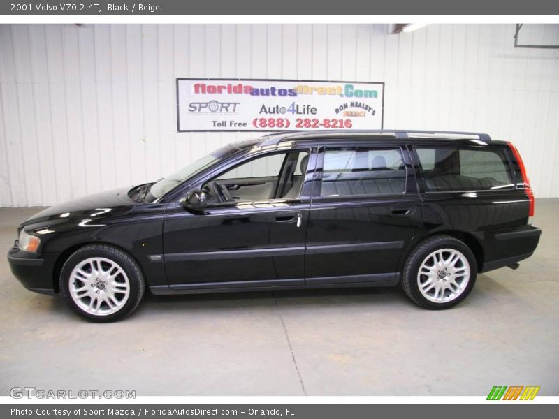 Black / Beige 2001 Volvo V70 2.4T