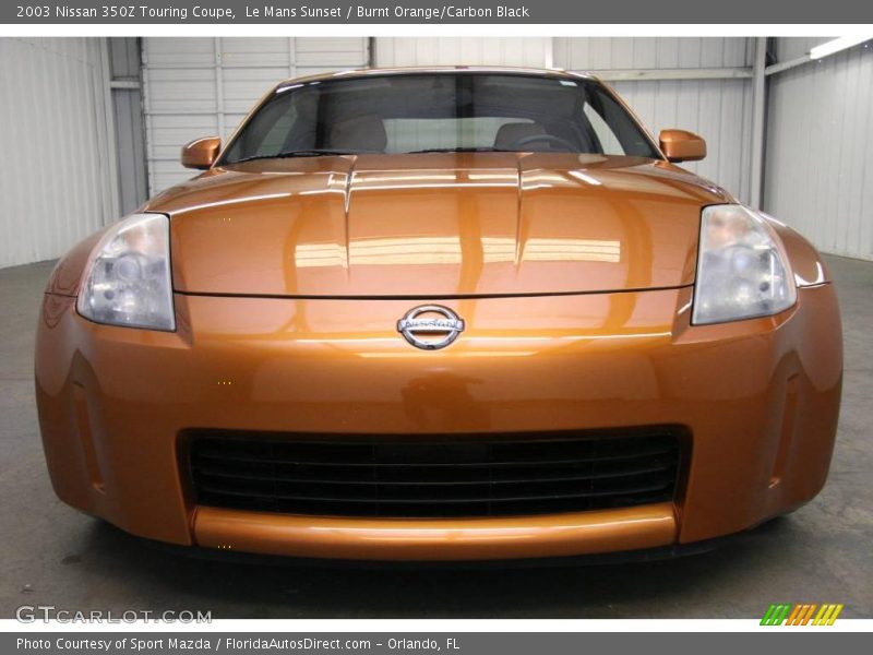 Le Mans Sunset / Burnt Orange/Carbon Black 2003 Nissan 350Z Touring Coupe