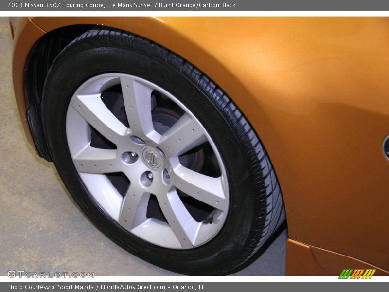 Le Mans Sunset / Burnt Orange/Carbon Black 2003 Nissan 350Z Touring Coupe