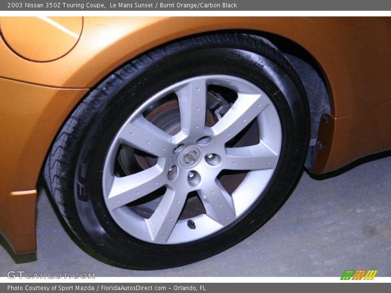 Le Mans Sunset / Burnt Orange/Carbon Black 2003 Nissan 350Z Touring Coupe