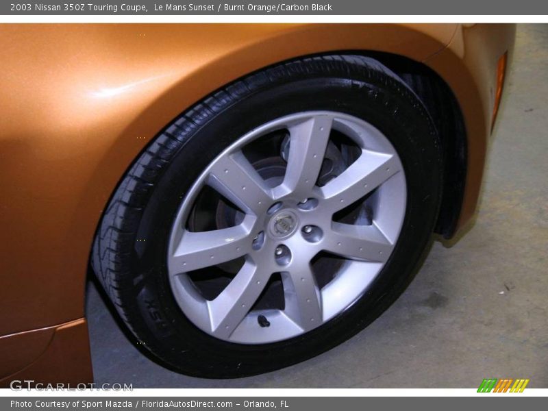 Le Mans Sunset / Burnt Orange/Carbon Black 2003 Nissan 350Z Touring Coupe