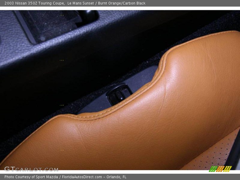 Le Mans Sunset / Burnt Orange/Carbon Black 2003 Nissan 350Z Touring Coupe