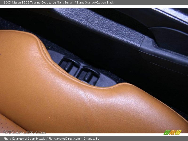 Le Mans Sunset / Burnt Orange/Carbon Black 2003 Nissan 350Z Touring Coupe