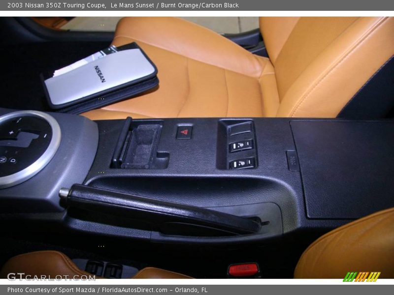 Le Mans Sunset / Burnt Orange/Carbon Black 2003 Nissan 350Z Touring Coupe