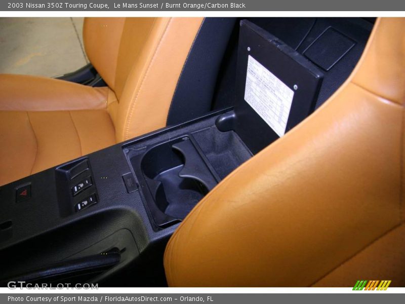 Le Mans Sunset / Burnt Orange/Carbon Black 2003 Nissan 350Z Touring Coupe