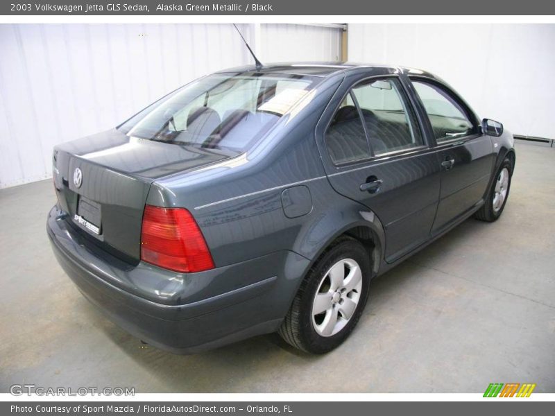Alaska Green Metallic / Black 2003 Volkswagen Jetta GLS Sedan