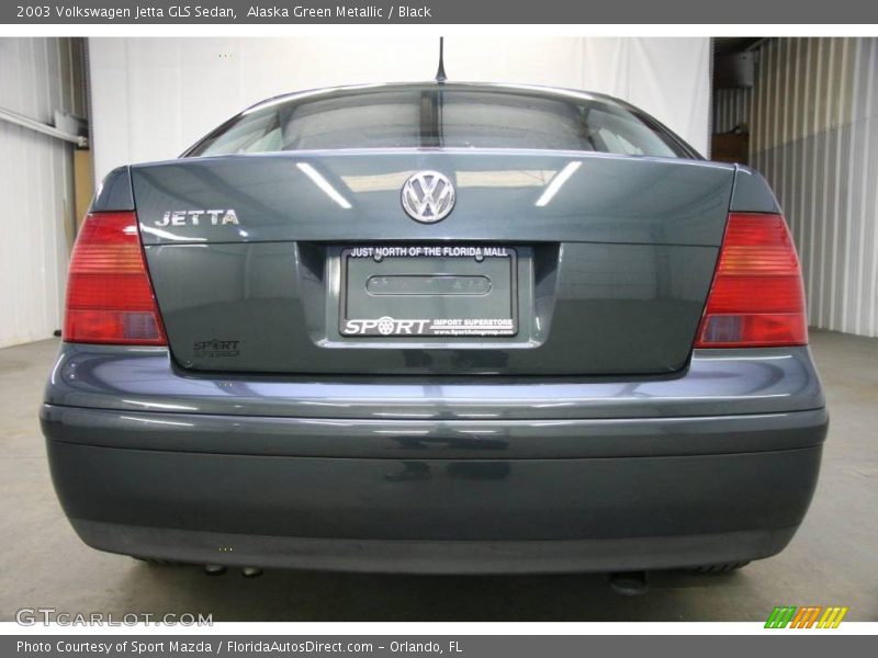 Alaska Green Metallic / Black 2003 Volkswagen Jetta GLS Sedan