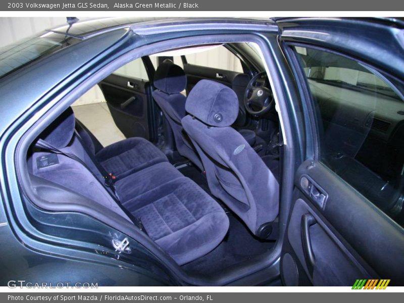 Alaska Green Metallic / Black 2003 Volkswagen Jetta GLS Sedan