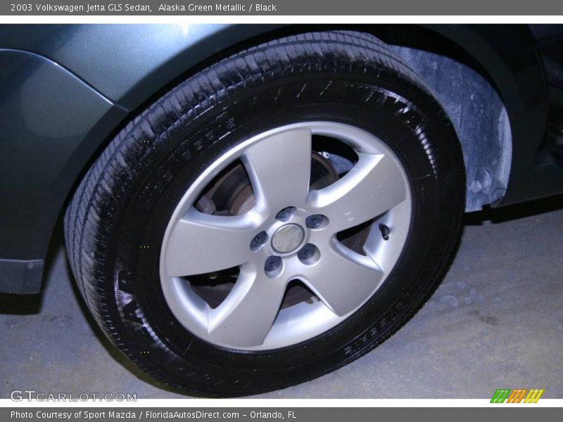 Alaska Green Metallic / Black 2003 Volkswagen Jetta GLS Sedan