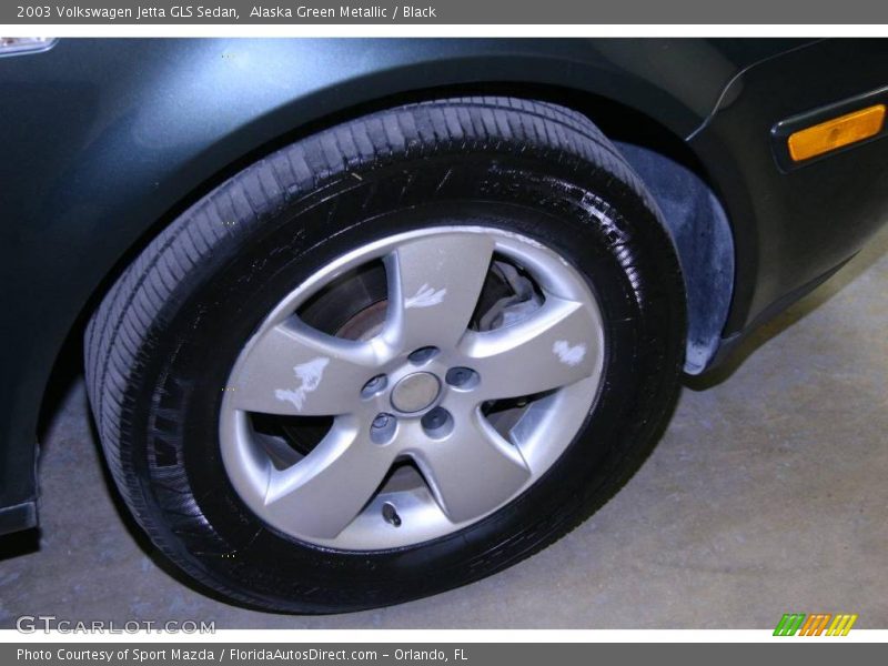 Alaska Green Metallic / Black 2003 Volkswagen Jetta GLS Sedan
