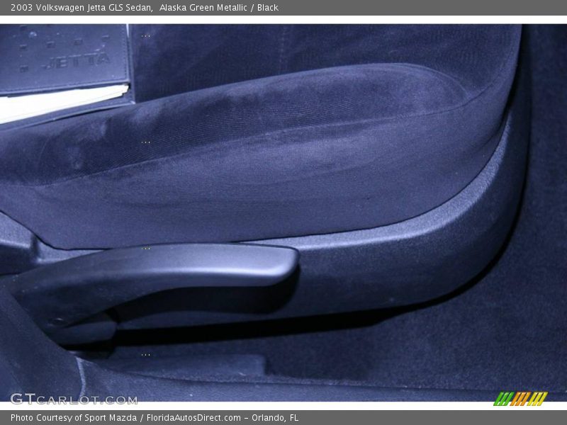 Alaska Green Metallic / Black 2003 Volkswagen Jetta GLS Sedan