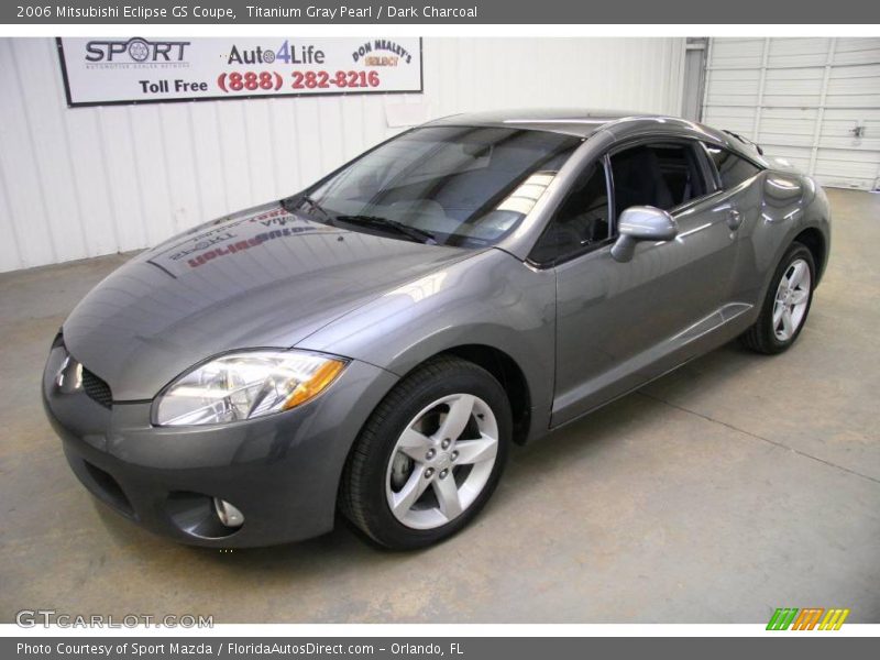 Titanium Gray Pearl / Dark Charcoal 2006 Mitsubishi Eclipse GS Coupe