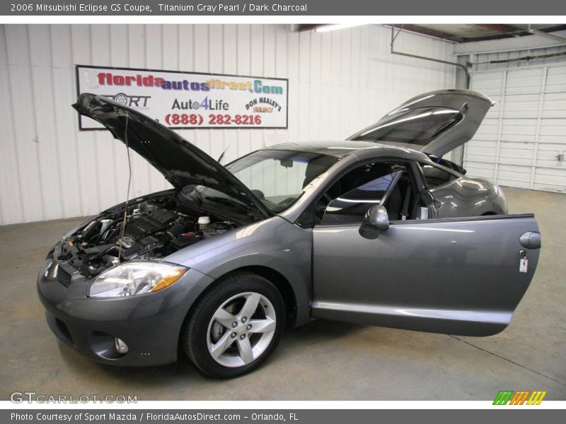 Titanium Gray Pearl / Dark Charcoal 2006 Mitsubishi Eclipse GS Coupe