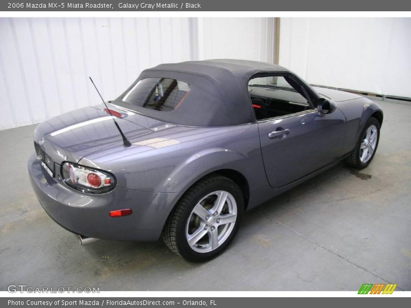 Galaxy Gray Metallic / Black 2006 Mazda MX-5 Miata Roadster