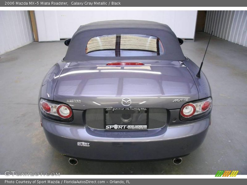 Galaxy Gray Metallic / Black 2006 Mazda MX-5 Miata Roadster