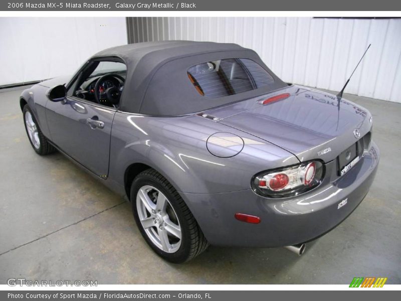 Galaxy Gray Metallic / Black 2006 Mazda MX-5 Miata Roadster