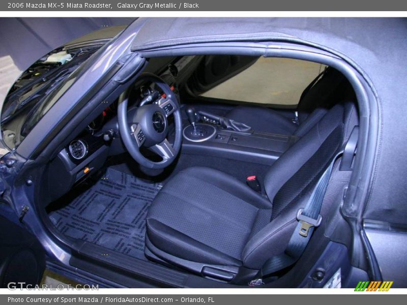 Galaxy Gray Metallic / Black 2006 Mazda MX-5 Miata Roadster