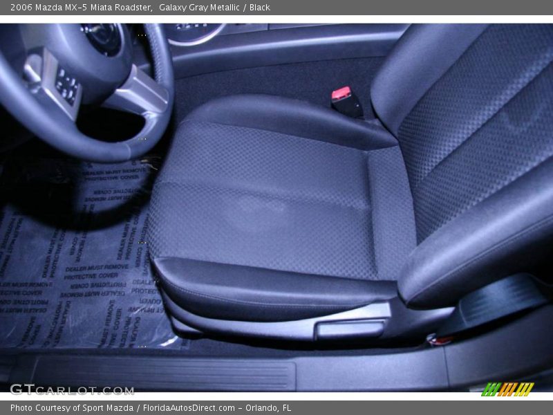 Galaxy Gray Metallic / Black 2006 Mazda MX-5 Miata Roadster