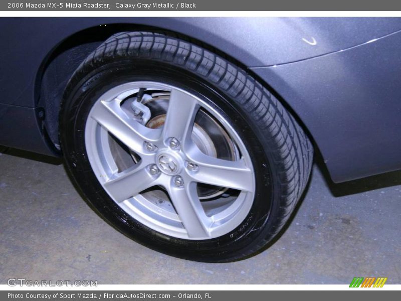 Galaxy Gray Metallic / Black 2006 Mazda MX-5 Miata Roadster