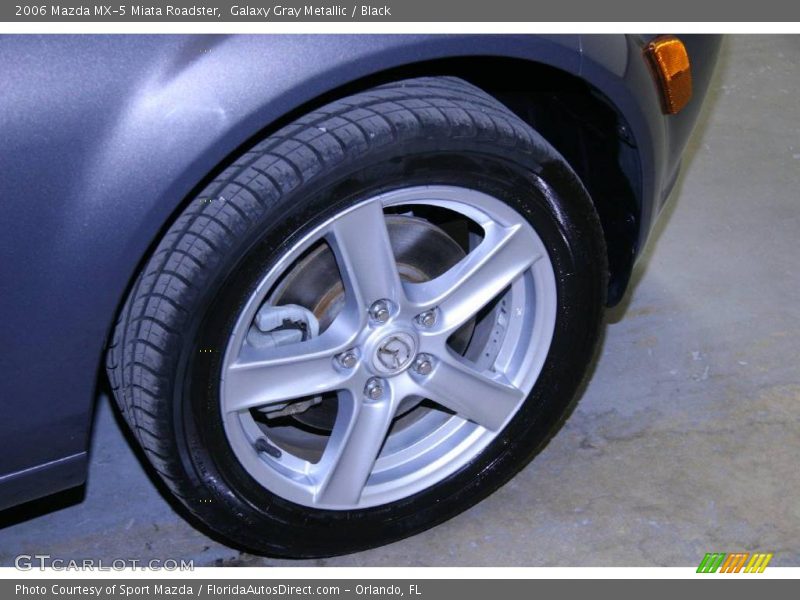 Galaxy Gray Metallic / Black 2006 Mazda MX-5 Miata Roadster
