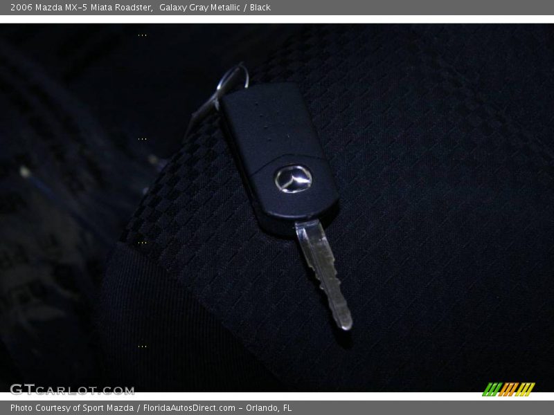 Galaxy Gray Metallic / Black 2006 Mazda MX-5 Miata Roadster
