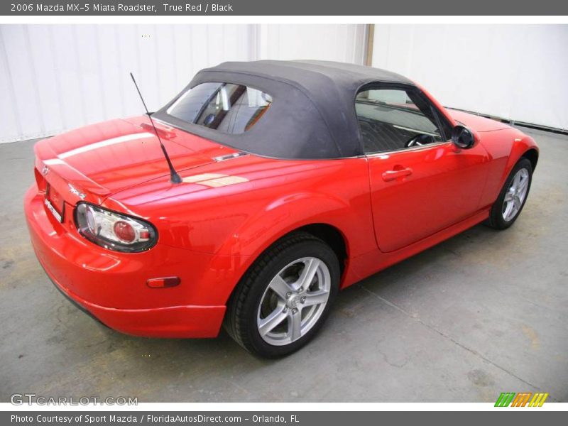 True Red / Black 2006 Mazda MX-5 Miata Roadster