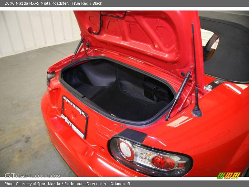 True Red / Black 2006 Mazda MX-5 Miata Roadster