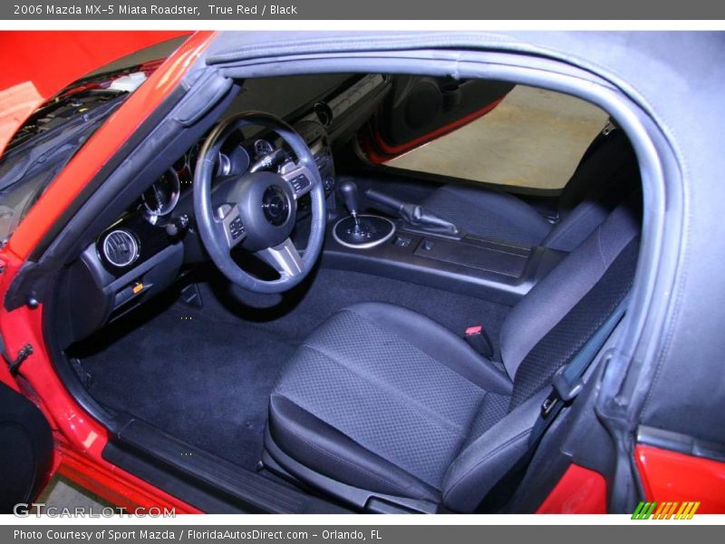 True Red / Black 2006 Mazda MX-5 Miata Roadster