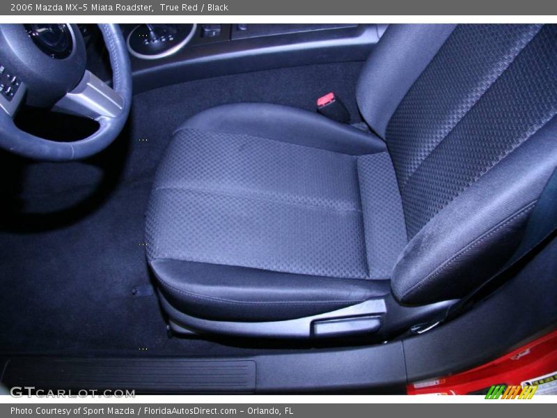 True Red / Black 2006 Mazda MX-5 Miata Roadster