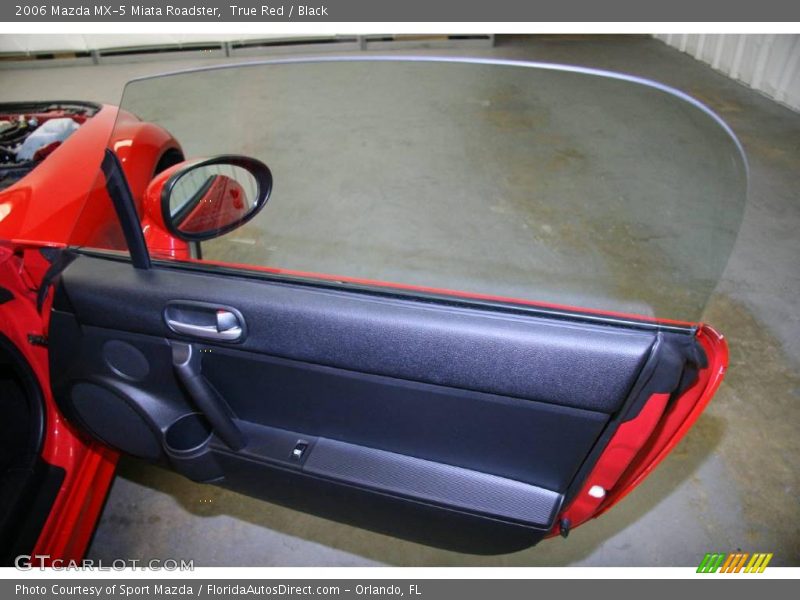 True Red / Black 2006 Mazda MX-5 Miata Roadster
