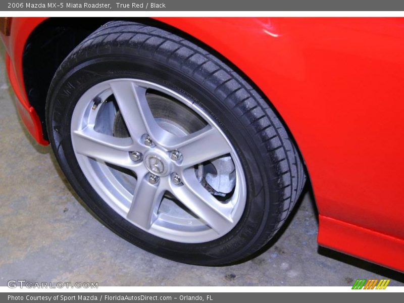 True Red / Black 2006 Mazda MX-5 Miata Roadster